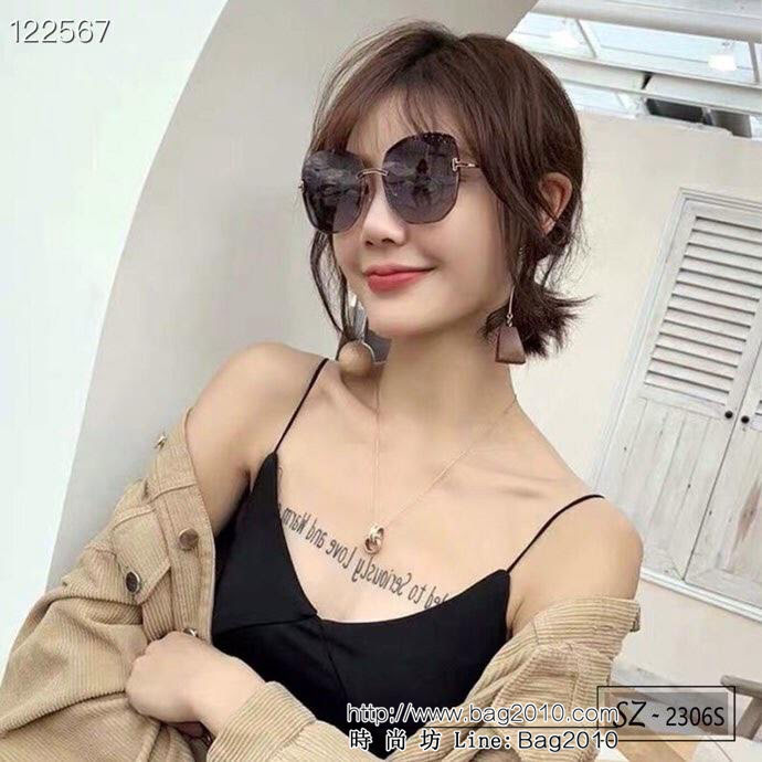 DIOR-迪奧 2019新款 太陽鏡 減輕強光負擔 遮擋有害光線防輻射 出行旅遊必備品 2306S  lly1183